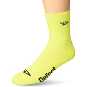 imageDeFeet International Slipstream 4Inch DLogo Shoe Covers YellowReflective SmallMedium