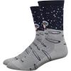 image:imageDEFEET  Aireator 6  Designs  Cycling Running Everyday SockMoon Dog GreyNavy