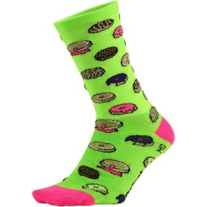image:imageDEFEET  Aireator 6  Designs  Cycling Running Everyday SockNeon Green